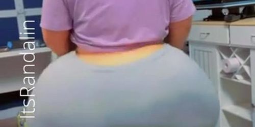 Fully Clothed Bare Bottom Fat Ass Show