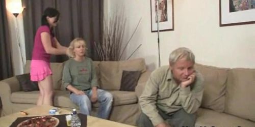 MEETMYSWEET - GF have fun with her BF's mom and dad