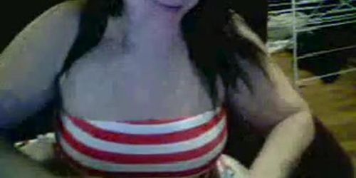 Cam no sound: Tits!!