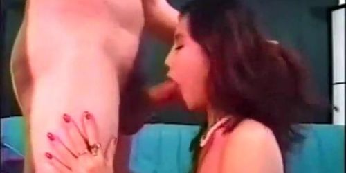 Asian cutie facialized by well hung older tourist  - video 1