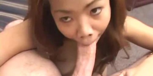 Asian Daisey gets fucked by two cocks