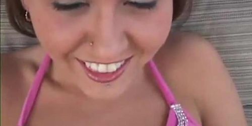 Brianna Blaze is outdoors when she performs this P (Avery Sweet)