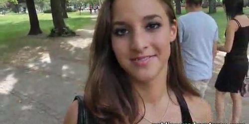 PUBLIC SEX ADVENTURES - Awesome public sex adventure with hot babe