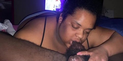 Ebony BBW Sloppy Top