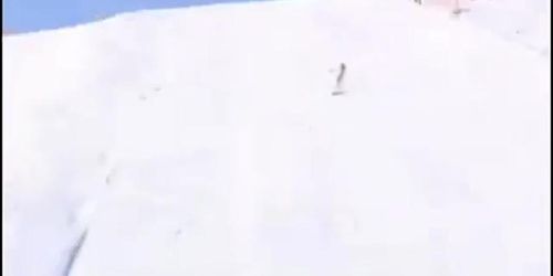japanese naked girl skiing