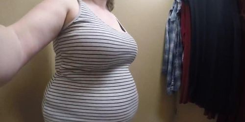 Stripped dress bbw