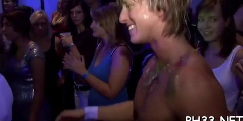 Slutty wild party with bootleg magic mikes