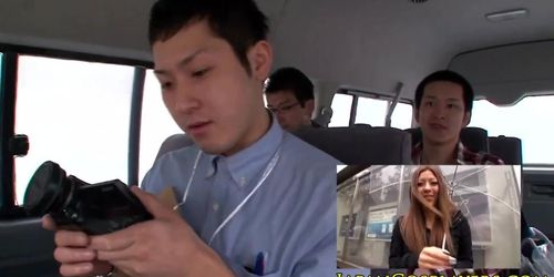 Cosplay nippon girl fucking lucky dude in car
