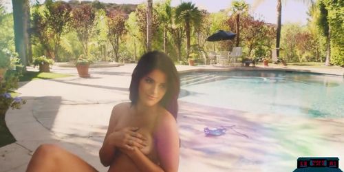Petite teen Playboy models Belle Sinclair and Jessia Dawn get naked for us