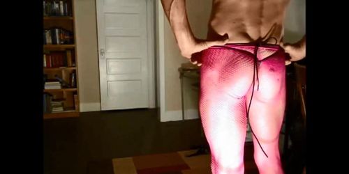 ROBERT RICHARD MILGATE - PINK FISHNET PANTYHOSE AND HIGH HEELS 