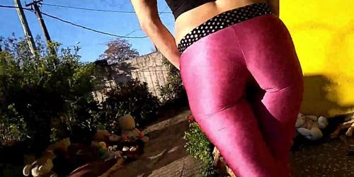 Mi sexy pink leggings