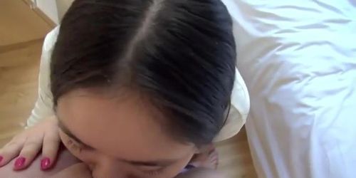 Smoking hot amateur Japanese fashion model fucks