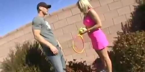 Hot Teen Tennis Babe. (Johnny Sins)