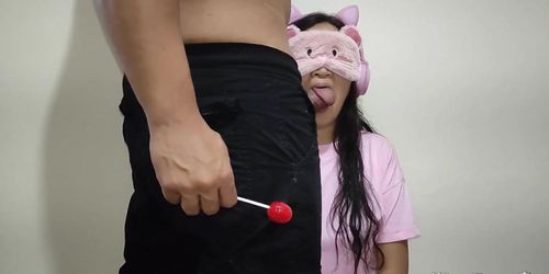 Perverted Uncle Tricks His Niece With A  - My Uncle covers my eyes and puts something very big in my mouth and asks me to suck i - Tnaflix.com