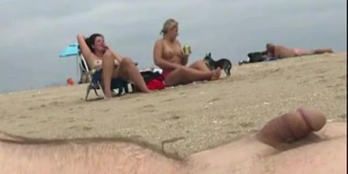 Beachfront Blinking + Automatically Cumshot