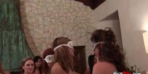 Sorority Girls Lesbian Kissing