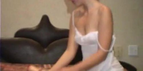 BRUTAL DILDOS - Amateur masturbating with a long dildo