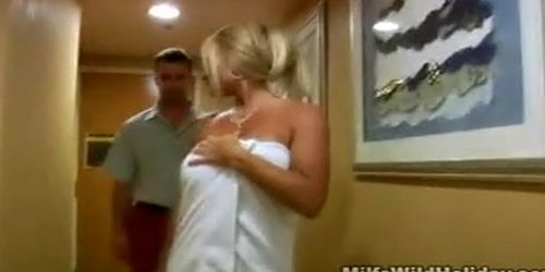 MILFS WILD HOLIDAY - Naughty Milf Roxy Cock Sucks