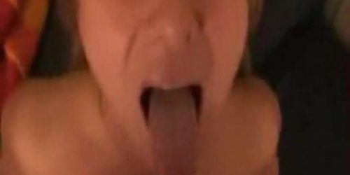 ALL OF GFS - Kinky GF blows a huge cock and eats cum