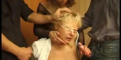 EURO MILF Nasty Village Maduro Gangbang