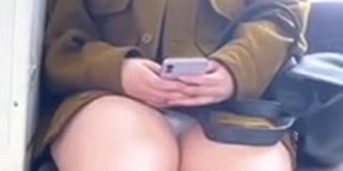 asian girl on train upskirt 3