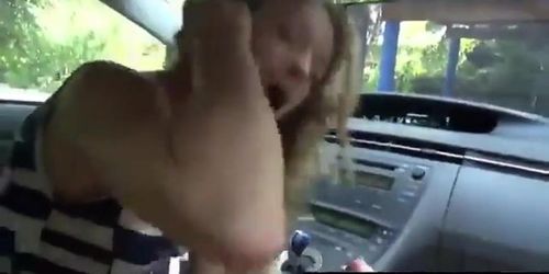 Car Handjob While Driving (Alyssa Branch)