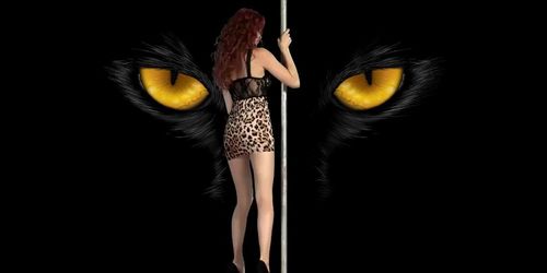 HUNGRY EYES - pole dance strip tease beauty