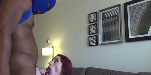 redhead teen bbc deepthroat (Violet Monroe)