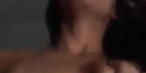 Tattooed Chinese girl riding sex,  POV