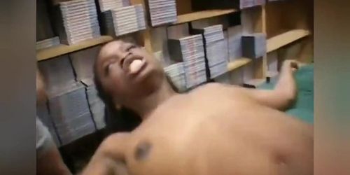 BlackGirl WhiteGuy Gangbang #6.  1080p