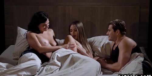 Gizelle is quite a  catch that Nathan and Mona plan to seduce (Nathan Bronson, Mona Azar, Gizelle Blanco)