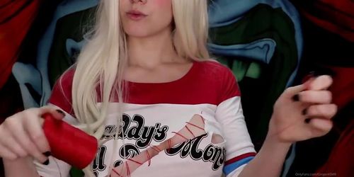 ASMR Redhead - Harley Quinn Cheeky Video