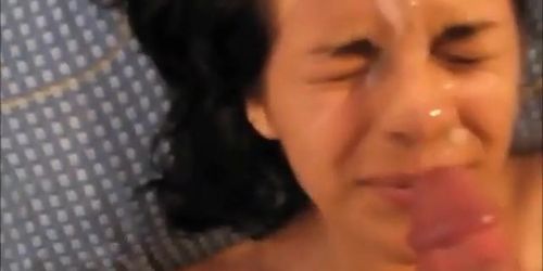 Amateur facial 313 huge load pov