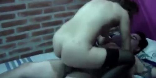 Cuckold loans his wife to another guy