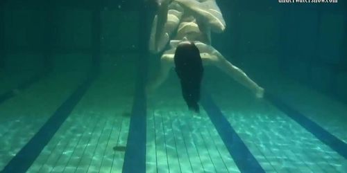 Tiniest Sexiest Horniest Babes Swim And Masturbate