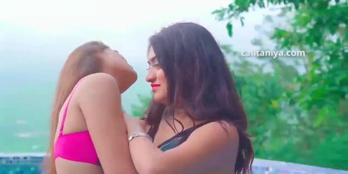 High Society Bhabhi Or Uski Nayi Dost in Swimming Pool indian lesbian indian web series