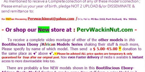 124thBootiliscious Ebony-African Web Models (Promo)