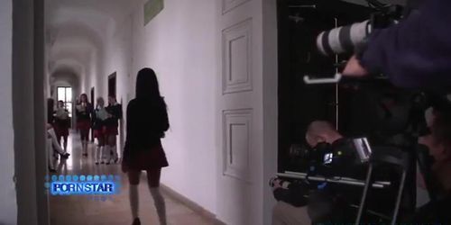 {Pornstar Apolonia Lapiedra: ?arc D?rcel Behind the Scenes}