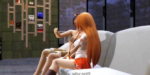 MMD Izumi and her friends group fuck