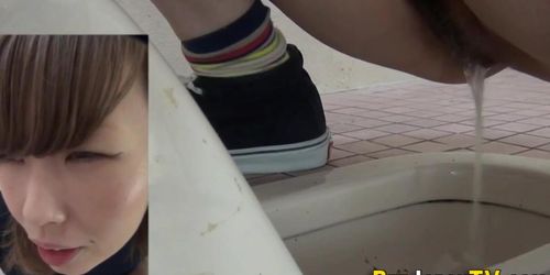 PISS JAPAN TV - Watched asian girls peeing