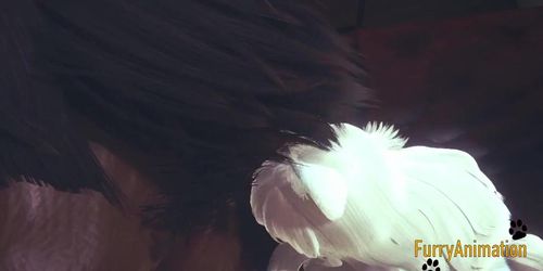 Furry Hentai - Demond Wolf & Artic Fox blowjob and fucked - Japanese Yiff Anime Manga 3D