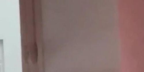 blonde neighbor flash 1