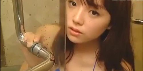 Ai Shinozaki in Blue Bikini