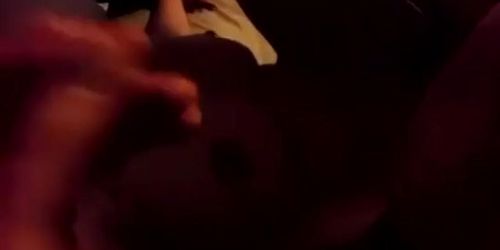 Cuckoliding wife is blindfolded and getting shared around with a good friend