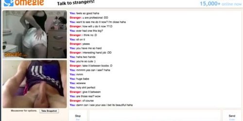 teen with perfect boobs watches me cum on omegle - Tnaflix.com