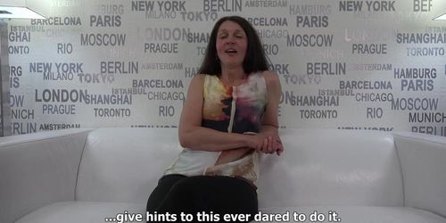 Cock Riding At Casting (Brenda Kucerova)