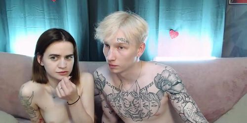 Inked Couple On Cam