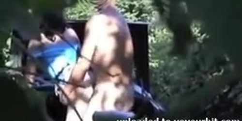 Voyeur outdoor sex