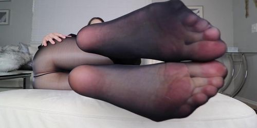 Iv0ry Pantyhose nylon soles