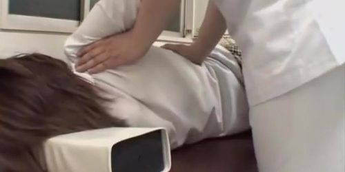 Big booty Japanese gets joy in hidden cam massage video